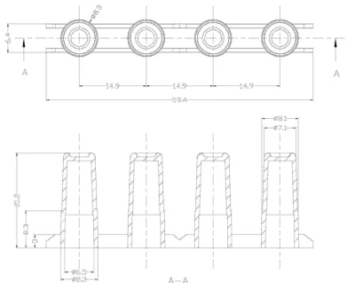 Кюветы к Thrombotimer, Thrombotrack, Thrombostat, CL-4, Option
