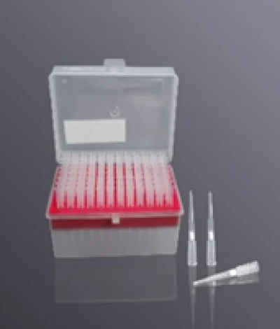 Наконечники в штативе, с низкой адсорбцией 100мкл, не стерильные, с фильтром, длина 50,55