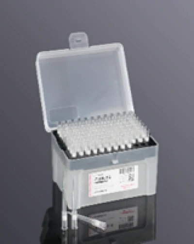 удлиненные наконечники в штативе 200мкл, не стерильные, с фильтром, длина 59